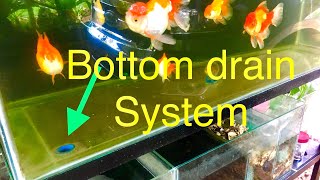 INSTALLATION OF BOTTOM DRAIN SYSTEM FOR AQUARIUM plus surface skimmer