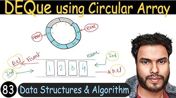 83 - Deque Operations using Circular Array | Double Ended Queue | Data Structures