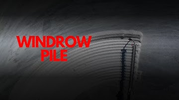 Thor Stacker Windrow Pile Formation | Real-Time Stockpiling