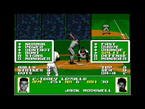 Tecmo Super Baseball (Chicago-AL vs. Seattle) [7-9 Innings]