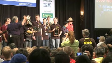 ICPC 2008 Banff: World Champions!
