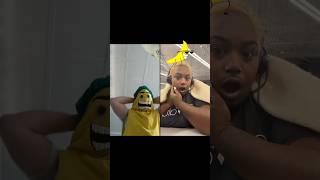 Shocked Face Due To My Banana Costume