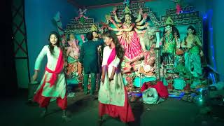 durga puja dance, manikgonj