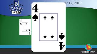 WI Lottery DailyLotto 08/19/2018