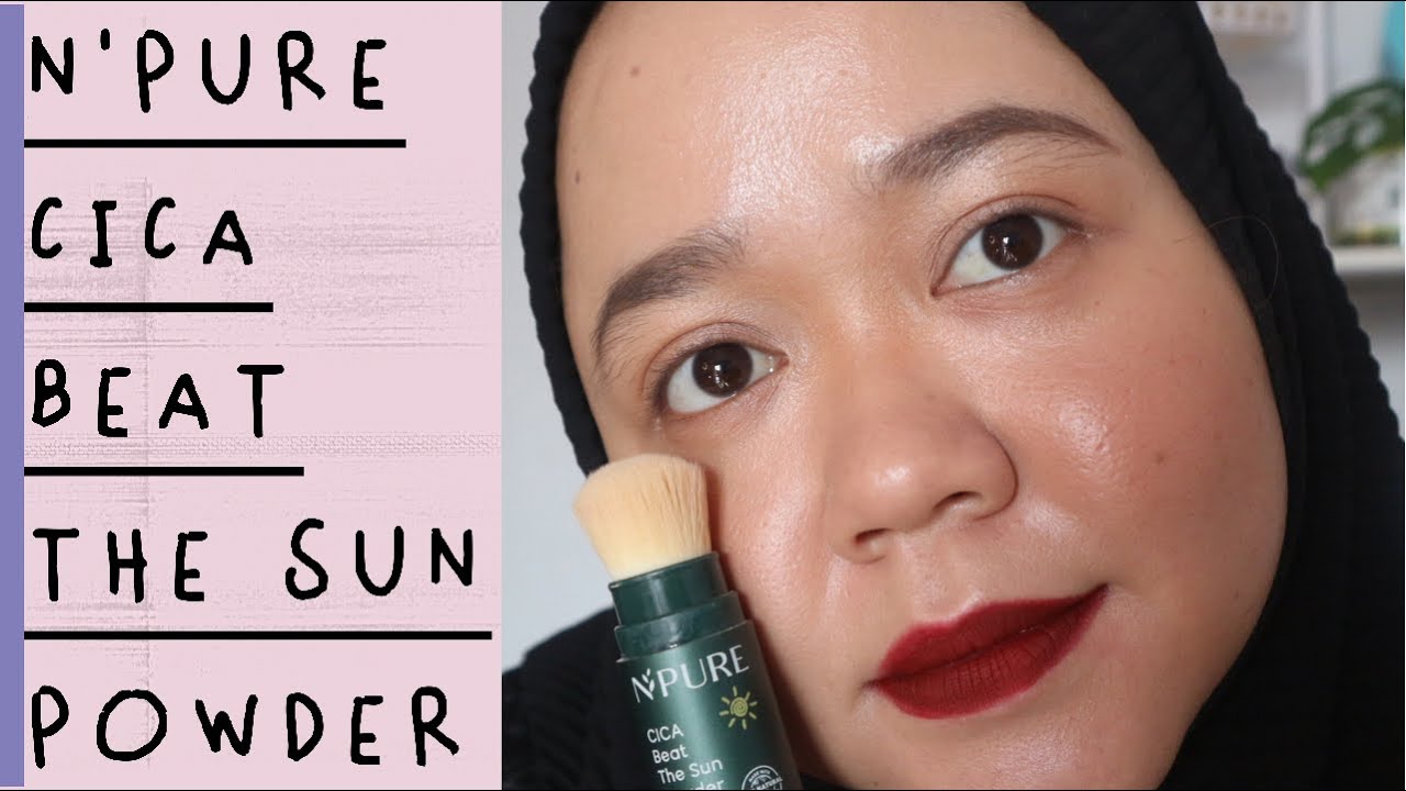 review npure powder sunscreen