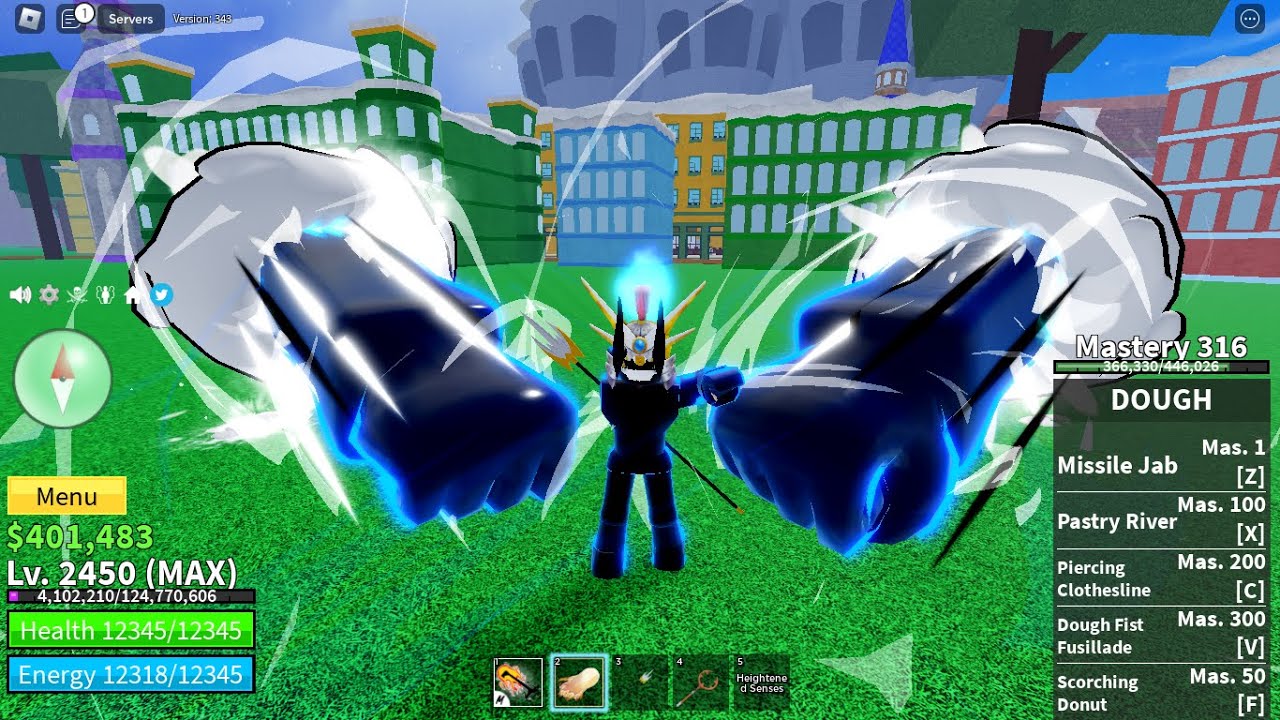 Dough ShowCase V1. V2 (Blox Fruit) YouTube