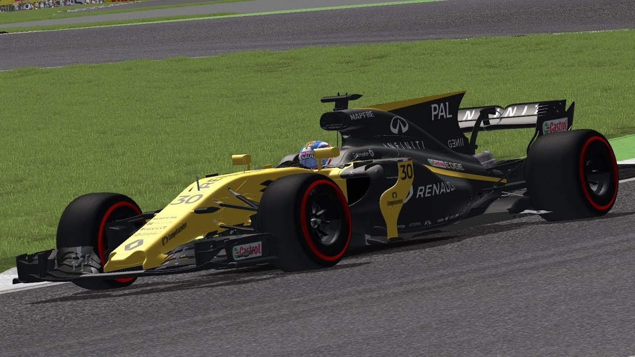 rFactor F1 2017 Palmer onboard Renault R.S.17 Silverstone