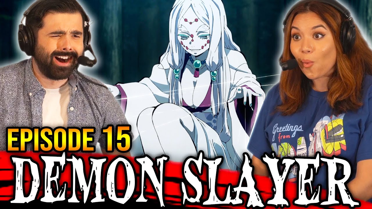 DEMON SLAYER EPISODE 15 REACTION! Mount Natagumo 1x15 REACTION