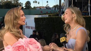 Brie Larson FANGIRLS and CRIES Over Jennifer Lopez at the Golden Globes