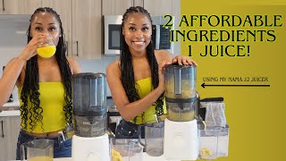 Affordable Juicing Recipe | Nama J2 Juicer | Cheap Juicing Recipes | Pineapple and Ginger Juice