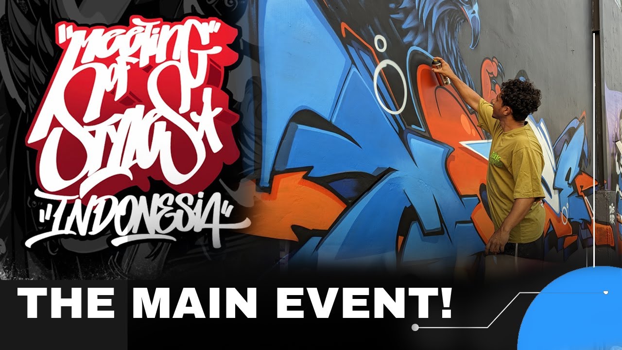 MEETING OF STYLES - INDONESIA 2023  |  VLOG 2/3 | MOOZ GRAFFITI