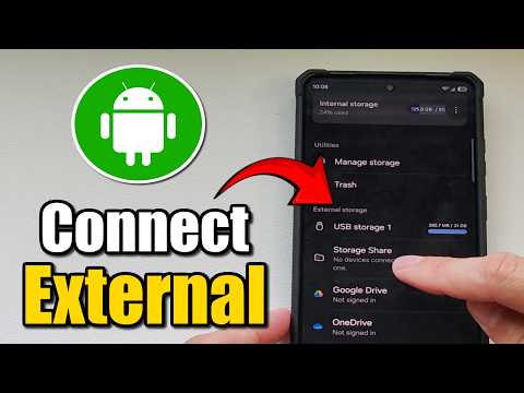 How To Connect External Hard Drive To Android Phone - Settings