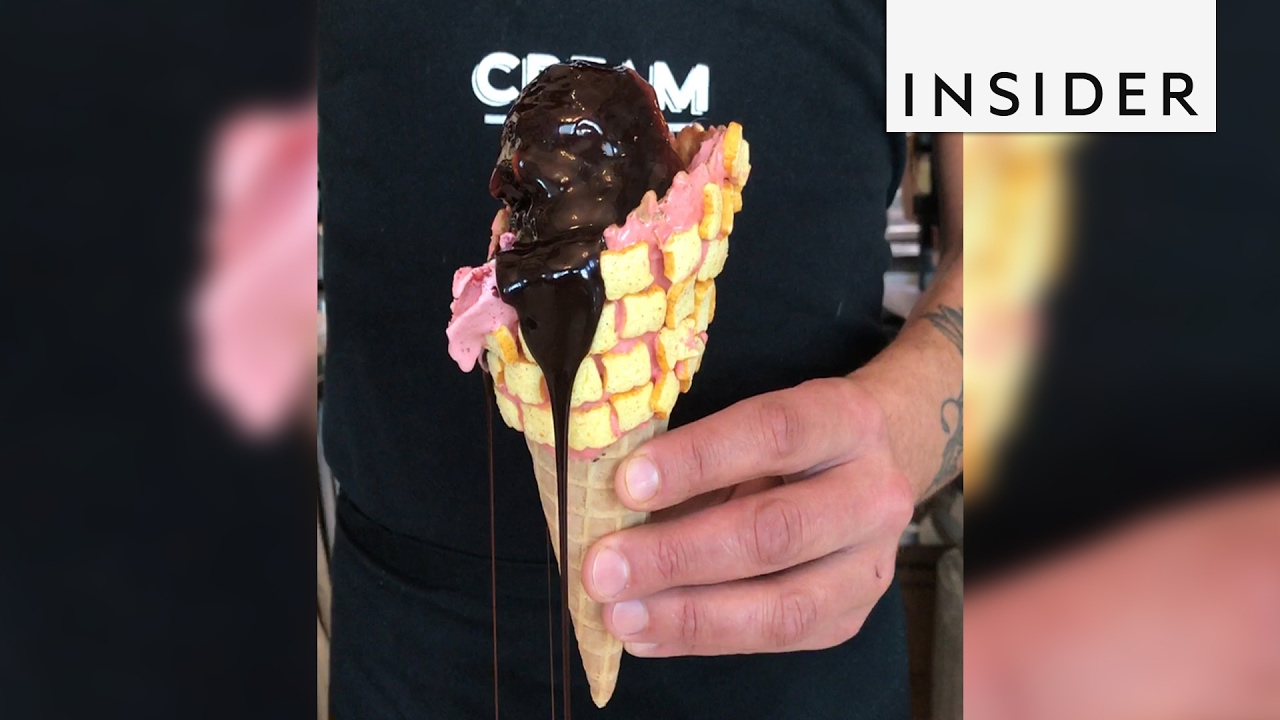 It's all about cones at Cream Parlor in Miami YouTube