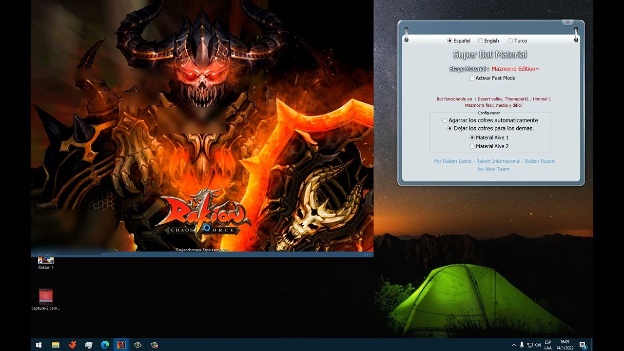 Bot Mazmorra Rakion Latino 2022