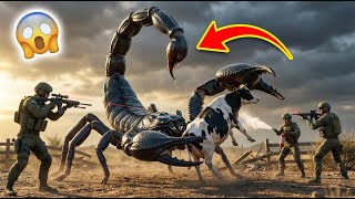 Download Lagu Military Unit Confronts Rampaging GIANT Scorpion to Rescue Cow 🦂 MP3