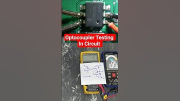 How to Test Optocoupler in Circuit Using Digital Multimeter | AQV252G Optocoupler Explained #shorts