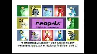 2005 Neopets Mcdonalds Happy Meal Commercial Nickelodeon Nikp 53 july 20 2005