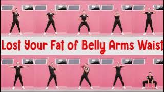 10 AEROBIC TABATA WORKOUT Lost Fat Belly & Arms (once a day)