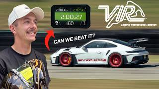 Flat out at VIR in my 992 GT3RS