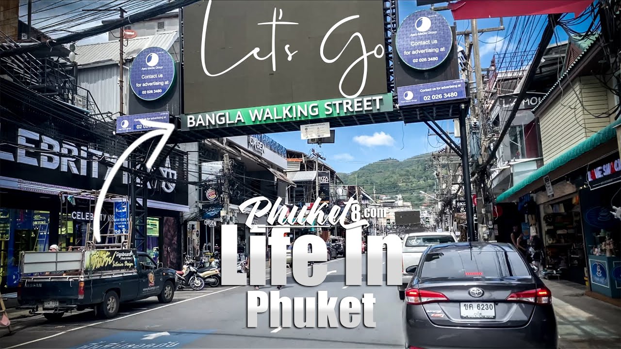 Bangla Road - Patong Beach - Gym - Daytime | Life in Phuket - July 2022 4K