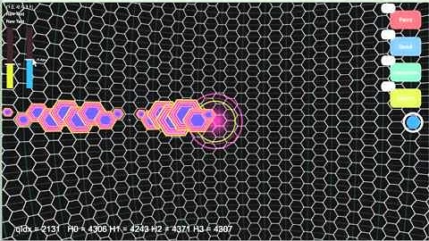 cursor particle system