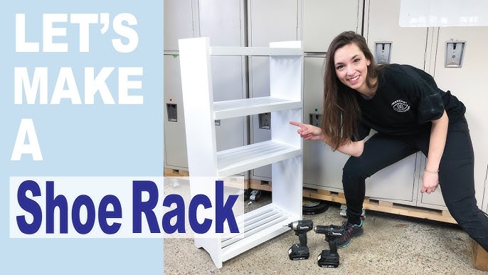 Condo Blues: How to Make an Easy DIY Floor To Ceiling Shoe Rack