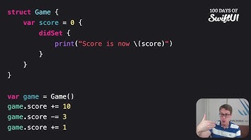 How to take action when a property changes – Swift for Complete Beginners