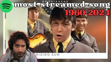 NymN reacts to music: most streamed song on spotify from each year (1960-2024)
