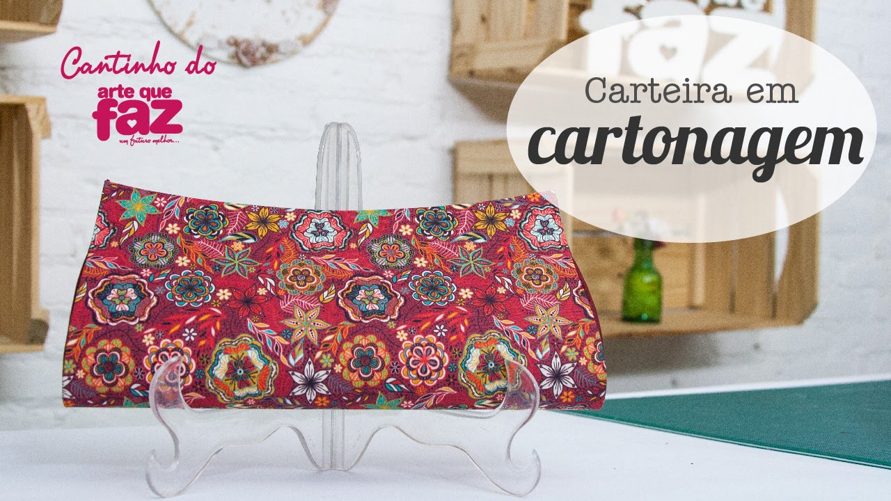 DIY - Carteira em Cartonagem (Ana Cristina)