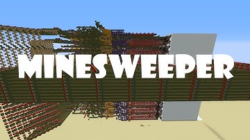 Minesweper in Minecraft: the Redstone