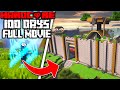 I Survived 100 Days in a 1x1 Border in Hardcore Minecraft! thumbnail