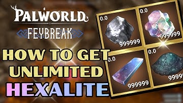 BEST locations to farm CHROMITE and HEXOLITE - Palworld FEYBREAK