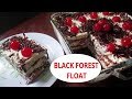 No bake Black Forest Cake | Black Forest Float | How to make Black Forest cake