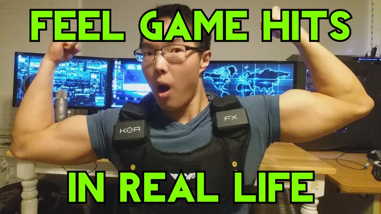 Feel the Game's Explosions in Your Body! KOR-FX Haptic Feedback Gaming Vest Unboxing and Review