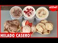 Helados caseros 3 ingredientes en 5 minutos cremosos 3 sabores para vender