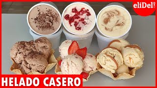 HELADOS caseros 3 INGREDIENTES en 5 MINUTOS 🍓🍫Cremosos 3 SABORES para VENDER screenshot 5