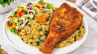 🇬🇾 dhal / split peas cookup rice & fried red snapper | Recipe