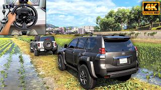 Toyota Land Cruiser Prado Ford Bronco Offroad Convoy Forza Horizon 6 Thrustmaster T300Rs