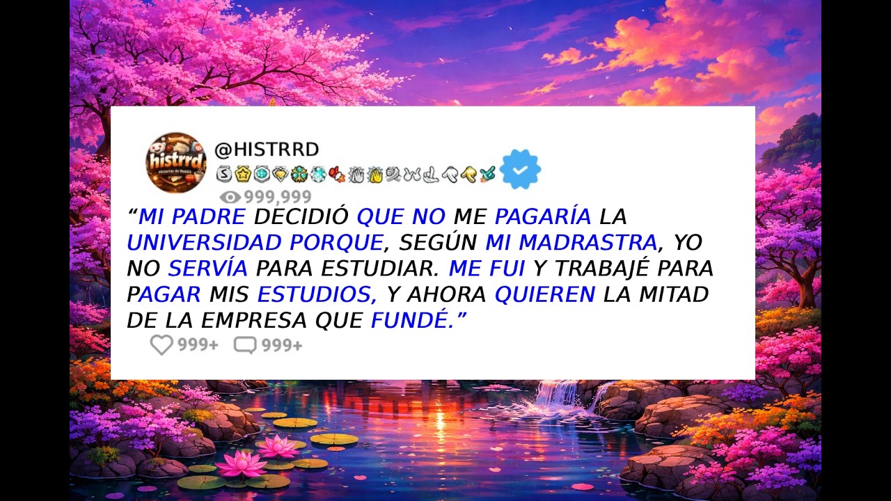 Me negó la universidad porque “no servía para estudiar ahora quiere la empresa que construí