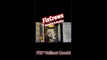 FixCrews work on Vaillant Ecotec Pro F27 fault repaired