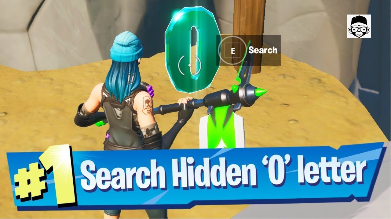 Search hidden “O” found in open water loading screen- Fortnite Battle Royale| MonoRGM