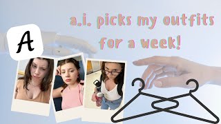 letting an a.i. pick my outfits for the week! | acloset app screenshot 2