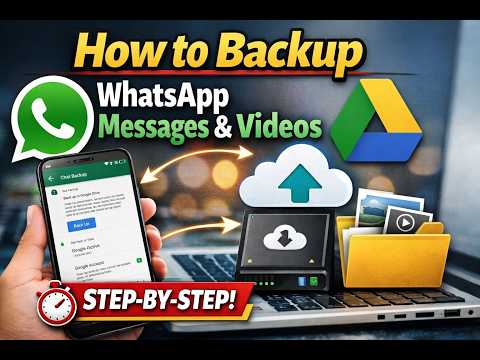 How to Backup WhatsApp Chats and Videos on Android (2026 Guide)