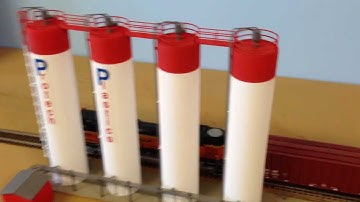 Walthers Cornerstone: Plastic pellet transfer facility...