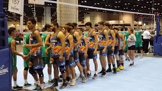20180622-02 Coastal 18-1 vs La Estrella Colombia Game 2 of 2 AAU Boy's Junior National Volleyball