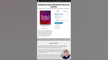 New 📚 Release! Building Audio & Rhythmic Browser Games: Codeless Game Construction #books