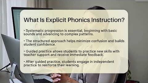 What Is Explicit Phonics Instruction? - Special Education Learning