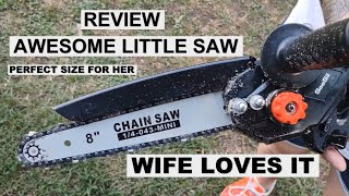 #reviewing  The SeeSi Mini Chain Saw, Is It Good For Off-Grid?? #seesii #minichainsaw by OKLAHOMA OFF-GRID 2,417 views 10 months ago 3 minutes, 5 seconds