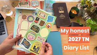 I'm Only Buying 4 Out of 8 Items from the 2027 Traveler's Notebook Diary Collection — Here's Why 📚