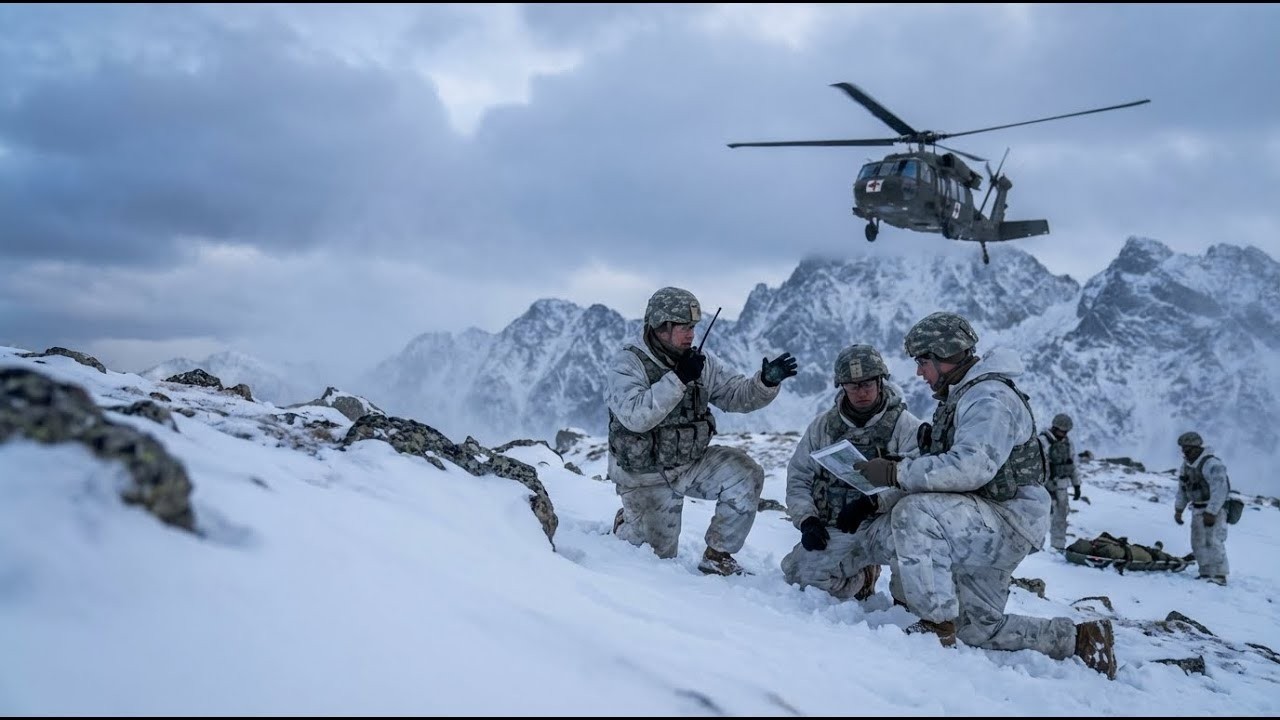 U.S. Military on High Altitude Rescue Mission | Soldiers Trapped in Snowy Mountains